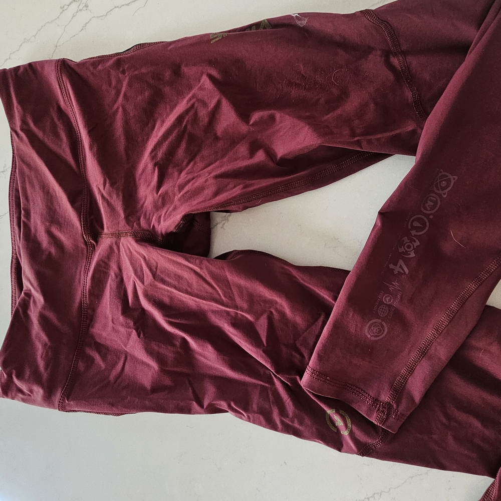Burgundy Leggings